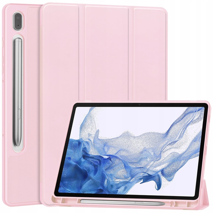 Калъф капак за Galaxy Tab S9, Bison, Pink