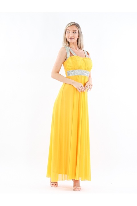 Жълта рокля Lady Divine