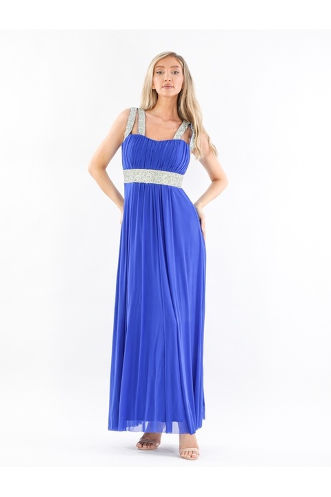 Синя божествена дамска рокля