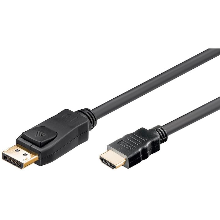 Cablu DisplayPort 1.2 la hdmi, 4k, nu este bidirectional, 2m