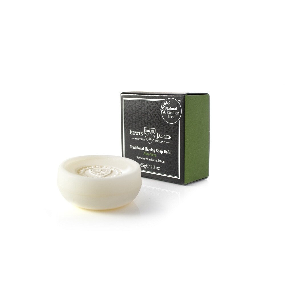 Edwin Jagger Sapun pentru barbierit 65g, Aloe Vera