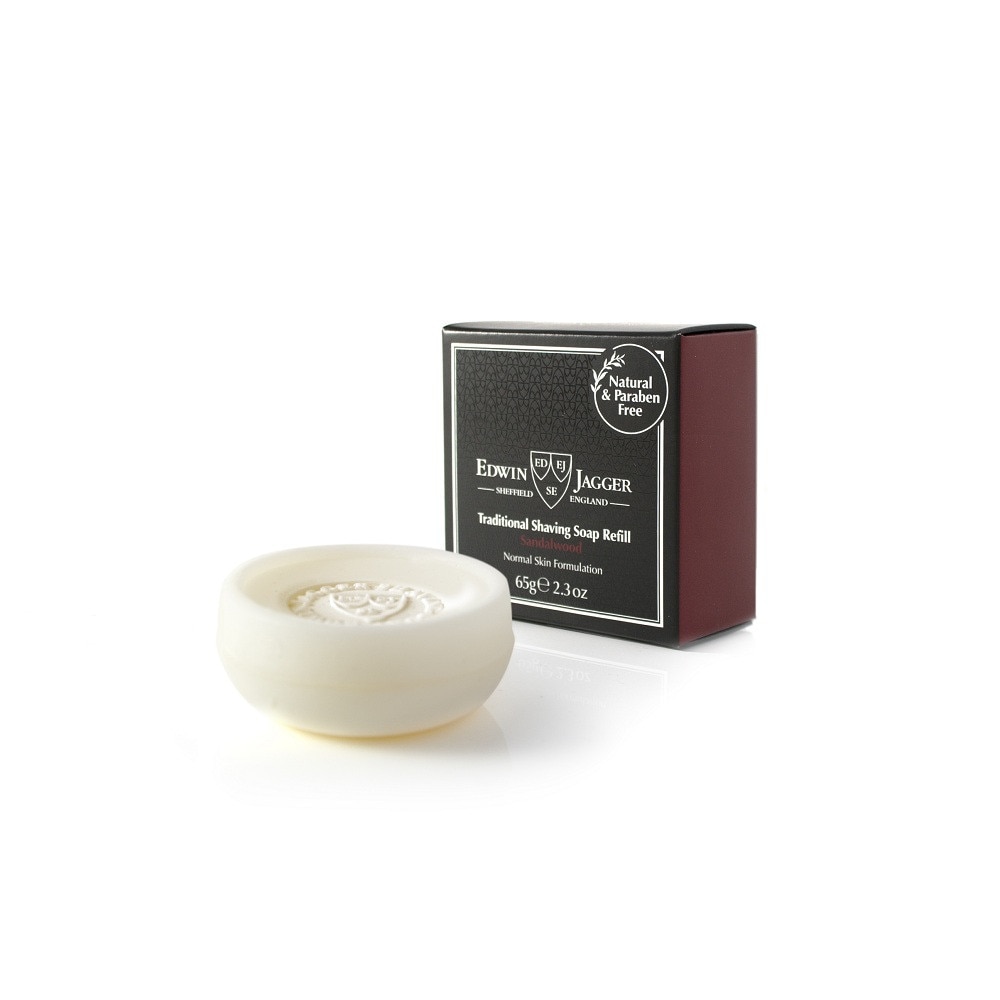 Edwin Jagger Sapun pentru barbierit 65g, Sandalwood