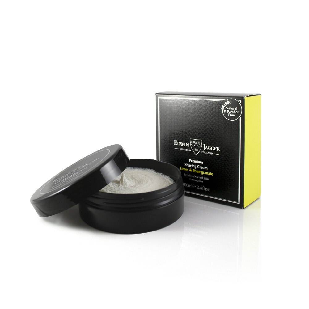 Edwin Jagger Crema pentru barbierit 100ml, Limes & Pomegranate