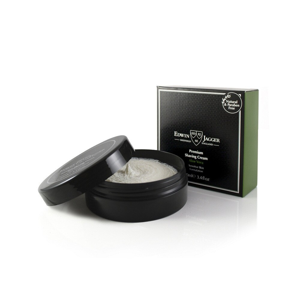 Edwin Jagger Crema pentru barbierit 100ml, Aloe Vera