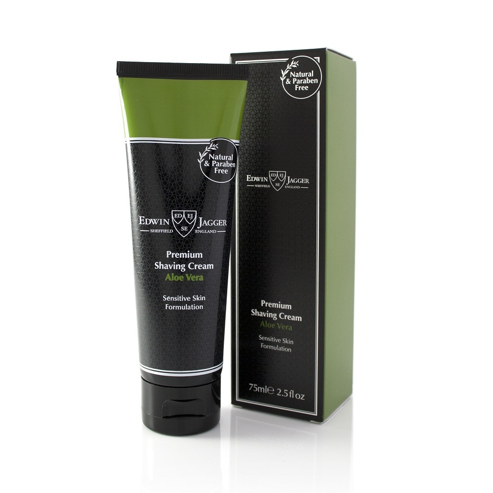 Edwin Jagger Crema pentru barbierit 75ml, Aloe Vera