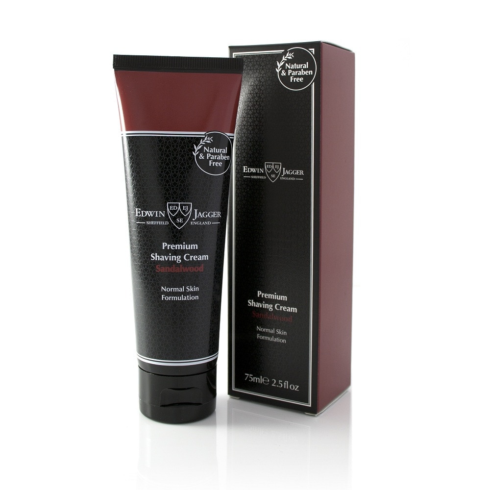 Edwin Jagger Crema pentru barbierit 75ml, Sandalwood