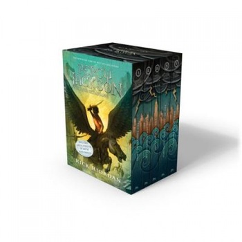 Percy Jackson and the Olympians 5 Book Paperback Boxed Set (New Covers W/Poster), Rick Riordan (Author) Percy Jackson and the Olympians 5 Book Paperback Boxed Set (New Covers W/Poster), Rick Riordan (Author)