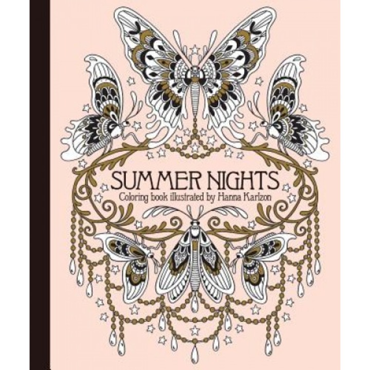 Summer Nights Coloring Book: Originally Published in Sweden as "Sommarnatt", Hanna Karlzon (Artist)