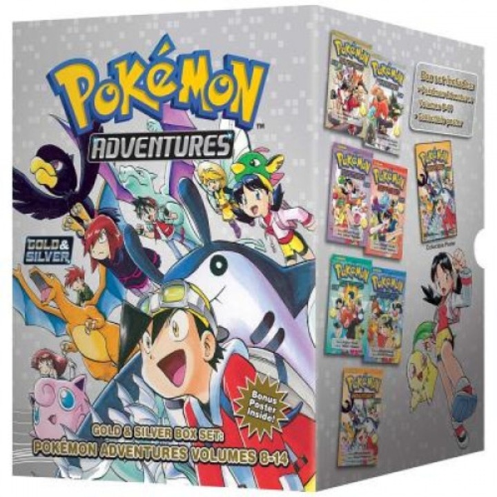 Pokemon Adventures Gold & Silver Box Set (set Includes Vol. - Hidenori Kusaka