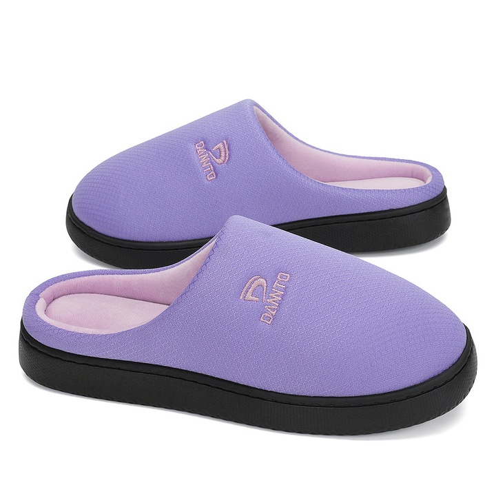Papuci de casa, Dannto, Bumbac, Violet, 40-41