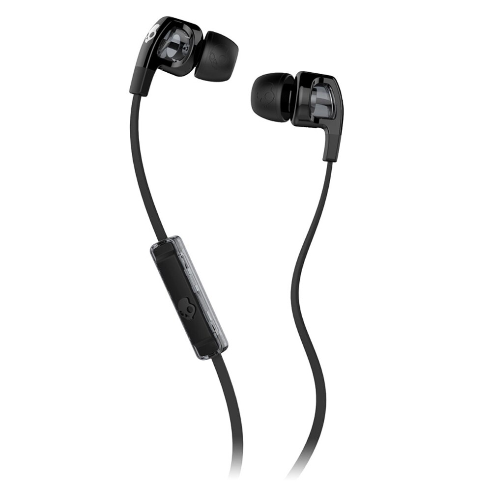 ヘッドホン Skull Candy smoking buds 2 Skullcandy Smokin Buds 2 Earphones with Microphone, Black & Hot