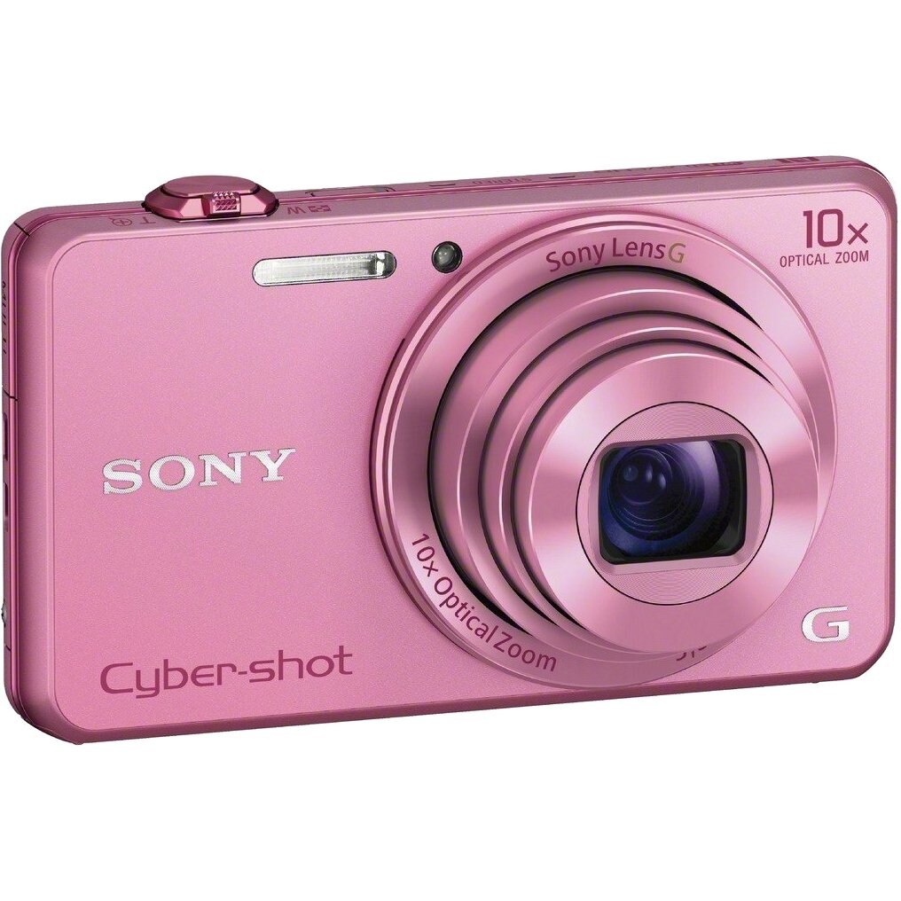 Aparat foto digital Sony Cyber-Shot DSC-WX220, 18 MP, Wi-Fi, Pink