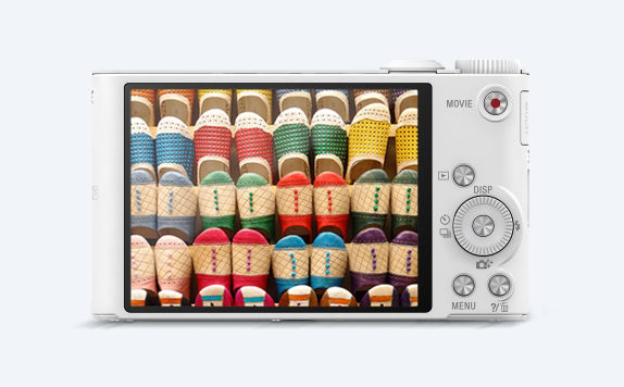 Aparat foto digital Sony Cyber-Shot DSC-WX350, 18 MP, Wi-Fi, White