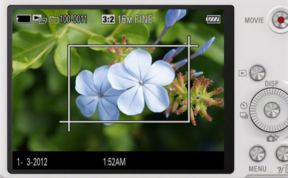 Aparat foto digital Sony Cyber-Shot DSC-WX350, 18 MP, Wi-Fi, White
