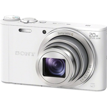 Aparat foto digital Sony Cyber-Shot DSC-WX350, 18 MP, Wi-Fi, White Aparat foto digital Sony Cyber-Shot DSC-WX350, 18 MP, Wi-Fi, White