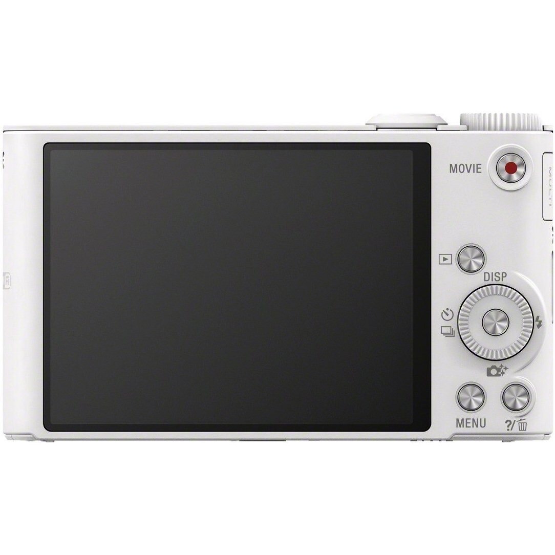 Aparat foto digital Sony Cyber-Shot DSC-WX350, 18 MP, Wi-Fi, White