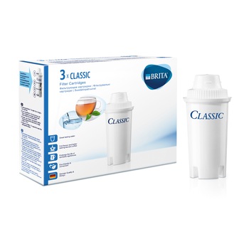 Set Filtre Brita Classic pentru dispozitivele de filtrare a apei, 3 buc Set Filtre Brita Classic pentru dispozitivele de filtrare a apei, 3 buc