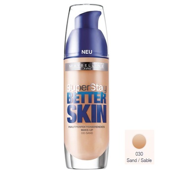 Fond de ten Maybelline New York Better Skin 030 Sand, 30 ml Fond de ten Maybelline New York Better Skin 030 Sand, 30 ml