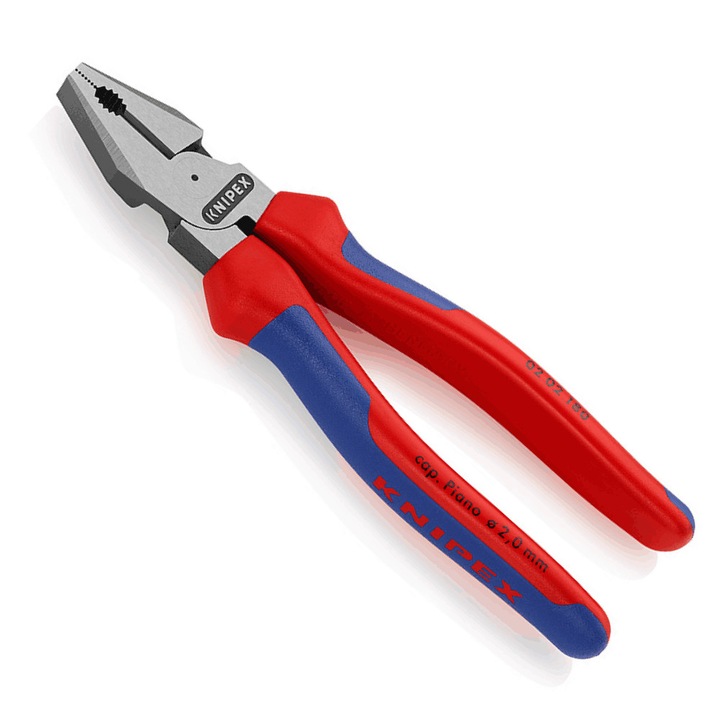 Cleste combinat/patent Knipex de forta cu maner multicomponent 180 mm