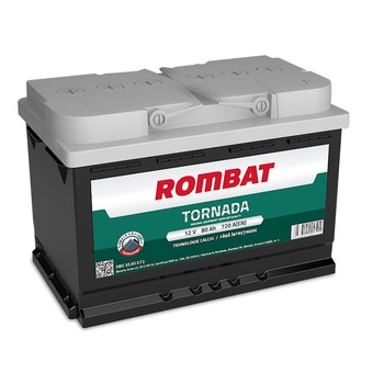 Acumulator auto Rombat 12V 80AH TORNADA 720A 278X175X190 Acumulator auto Rombat 12V 80AH TORNADA 720A 278X175X190
