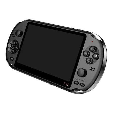 Mini Consola Ultra Portabila Gaming, Memorie 8 GB, Joc Copii, Display 5.1 inch, 3000 Jocuri Preinstalate, Afiseaza Imagini, Video, ebook, 1800mAh, Negru