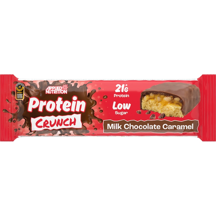 Протеиново блокче Applied Bar Protein Crunch, Applied Nutrition, 60 g, шоколад с карамел