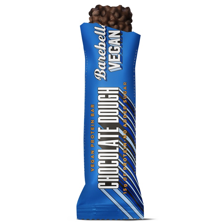 Vegán fehérjeszelet, Barebells, 55 g, csokis tészta