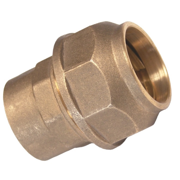 Mufa rapida din bronz, 1"1/2, Piulita + Fi