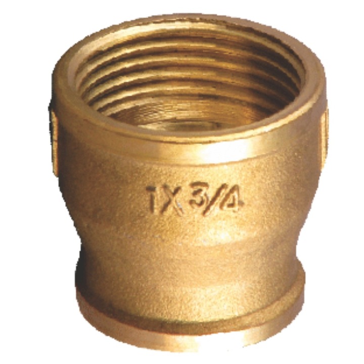 Mufa redusa din bronz, 3/4" x 1/2"