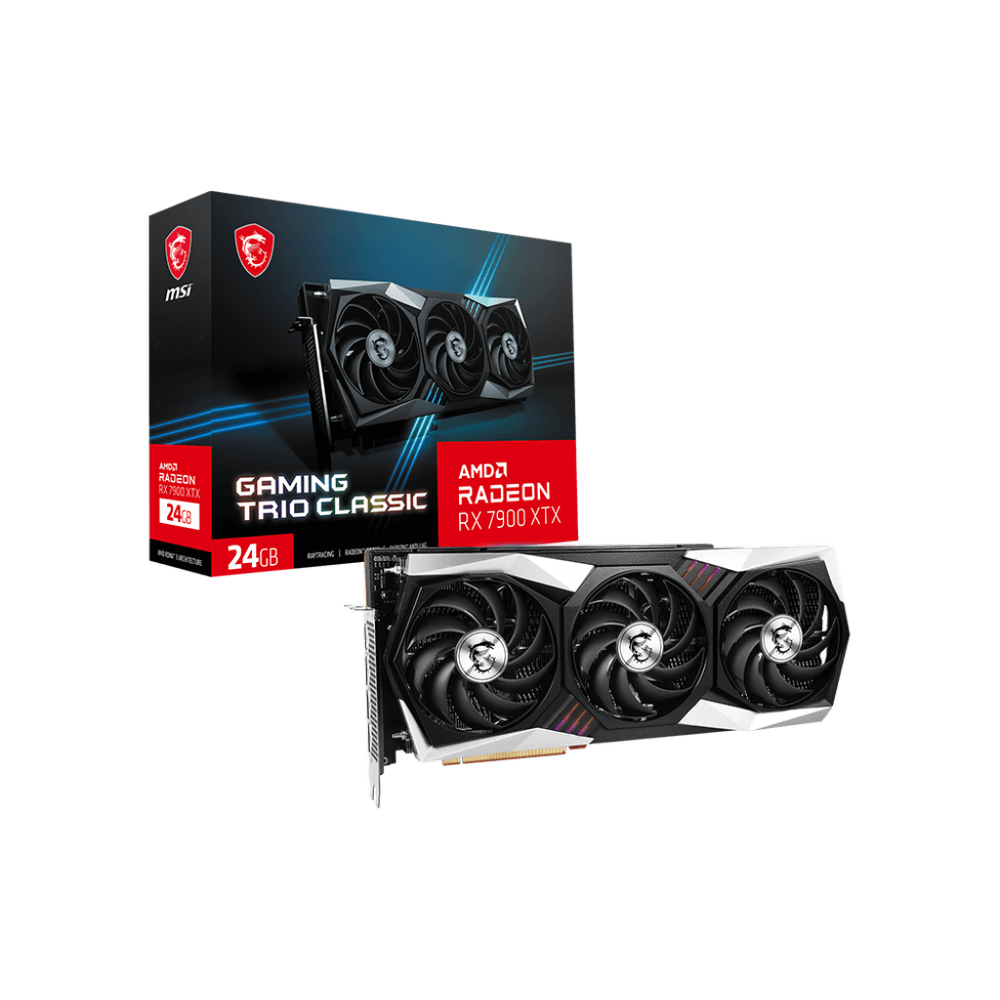 Placa video MSI Radeon RX 7900 XTX GAMING TRIO CLASSIC 24GB GDDR6