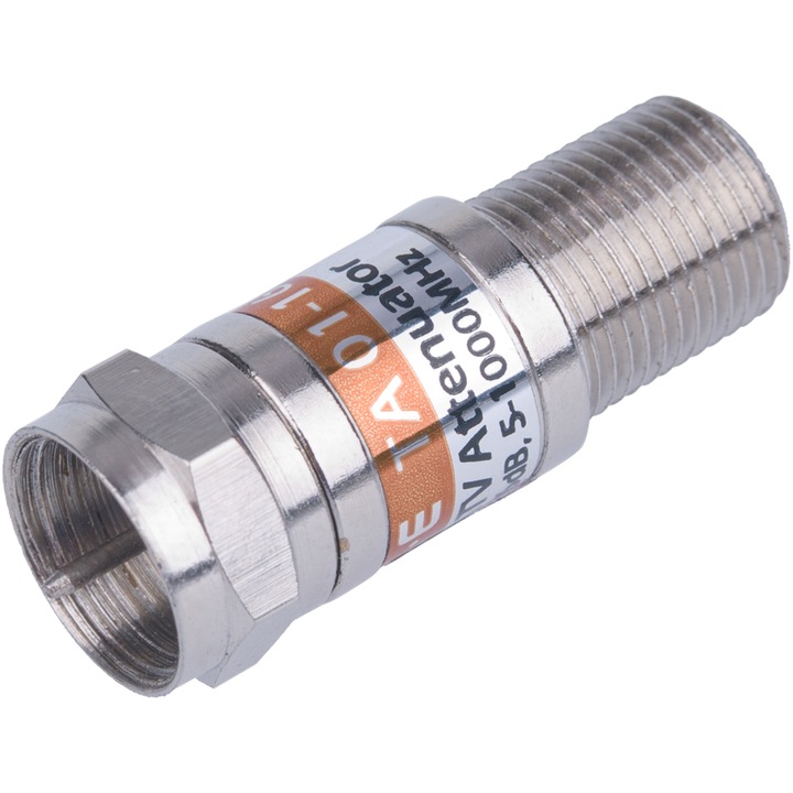 TV csillapító DSE TA01-16, 16dB, 5-1000MHz, 11x28x11mm