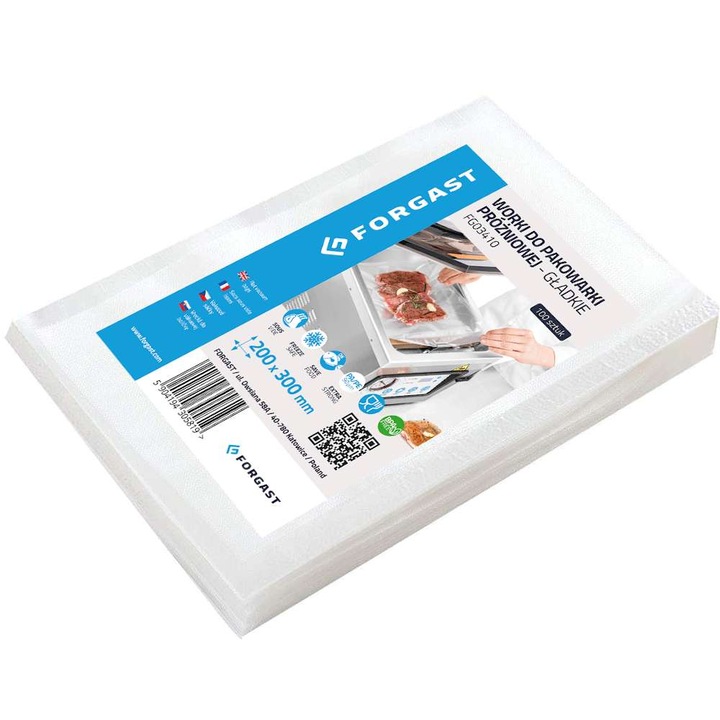 Set pungi pentru vidat 30x20 cm, 100 buc FORGAST FG03410