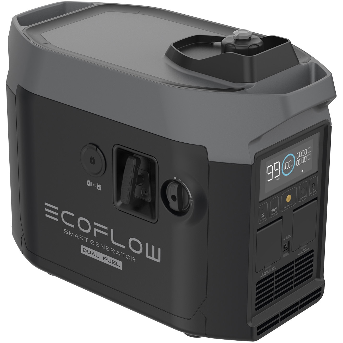 Generator electric EcoFlow Smart Dual ZDG200-EU, Benzina si GPL, 1800W ...