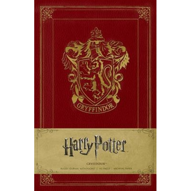 Harry Potter Gryffindor Hardcover Ruled Journal, Insight Editions (Compiled by)