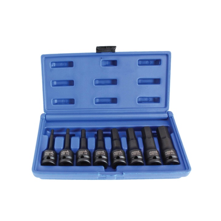 Set 8 chei tubulare hexagonale de impact 1/2", Asta