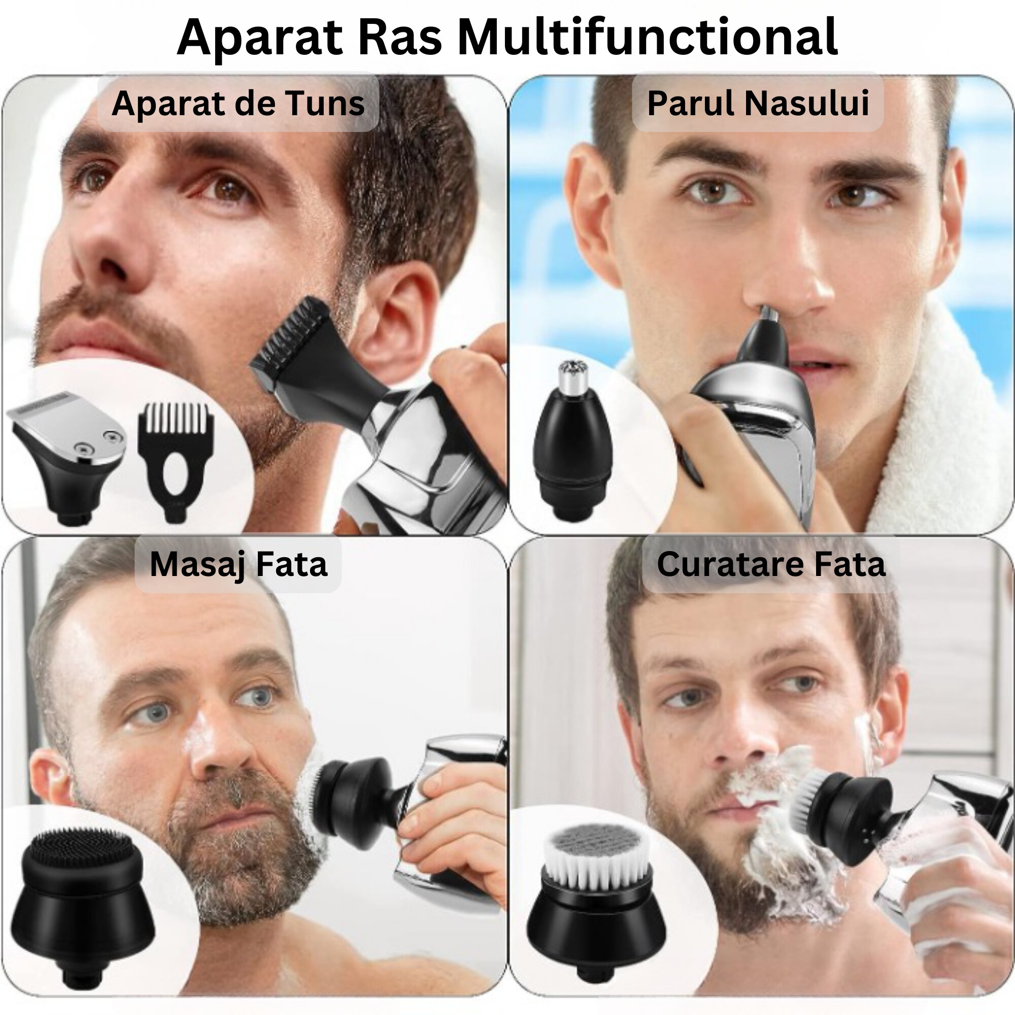 Aparat de ras multifunctional 5 in 1 ACV Premium cu acumulator ...