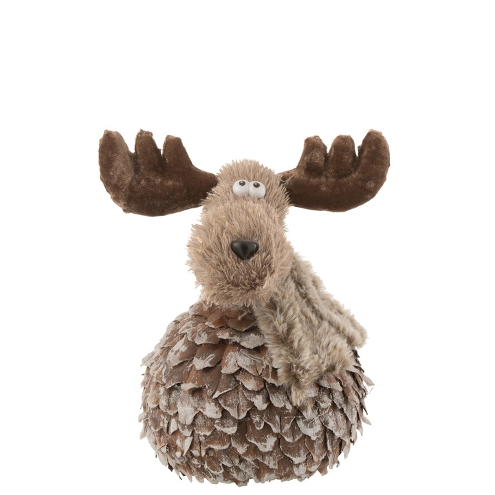 Ren Din Scoarta De Copac Cu Esarfa