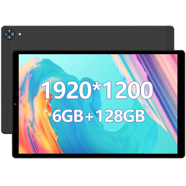 Таблет 10.3" LNMBBS F103, Octa-Core, 6GB RAM, 128GB ROM, 1920*1200, Android 12.0, 4G LTE/5GHz WIFI, 8000mAh, черен
