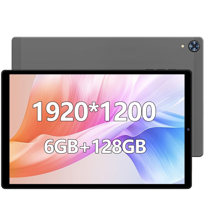 Tableta 10.3" LNMBBS F103, Octa-Core, 6GB RAM, 128GB ROM, 1920*1200, Android 12.0,4G LTE/5GHz WIFI, 8000mAh, Gri