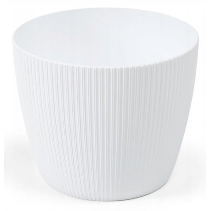 Ghiveci Lamela Magnolia Jumper -Alb 22 cm