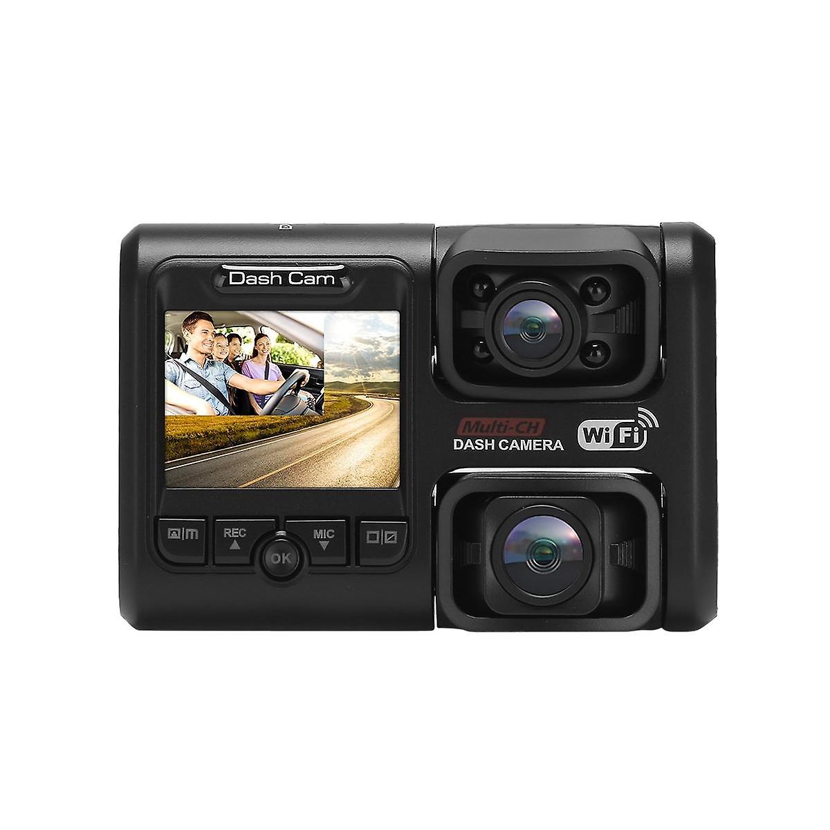 Dual Dash Camera WIFI Wireless Dashcam 4K Ultra HD 2180P Car
