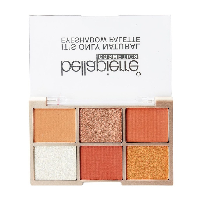 Paleta 6 farduri BellaPierre, It’s Only Natural Eyeshadow, 7.2 g