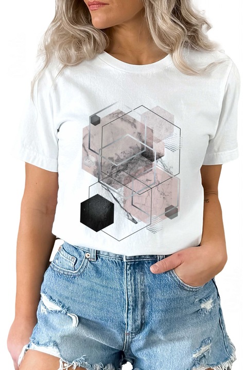 Tricou Marble Shapes 10043