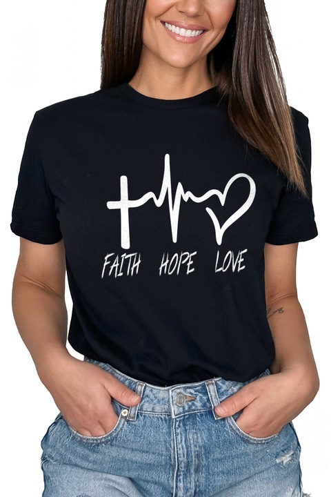 Tricou Faith Hope Love 4431