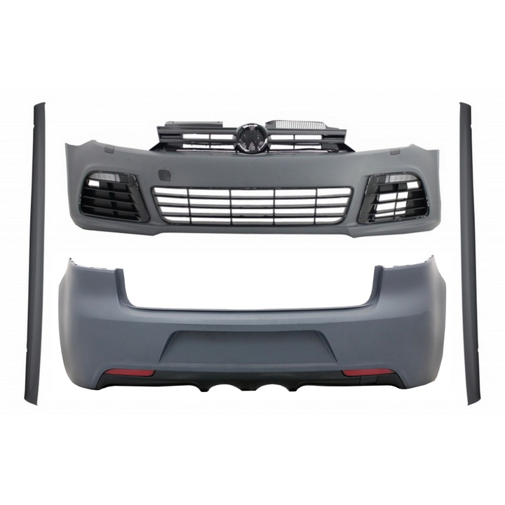 Пълен външен пакет, съвместим с VW Golf VI Golf 6 R20 Look 2008-2013 със странични прагове