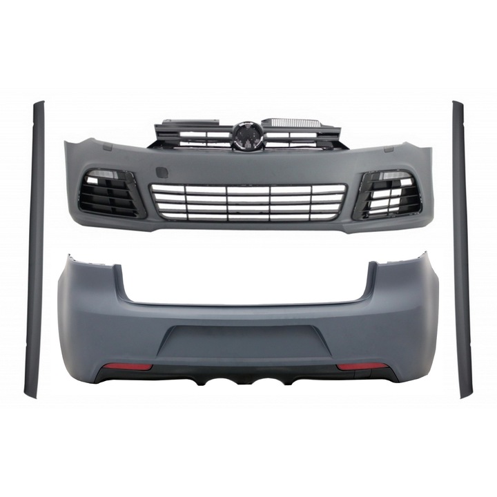 Пълен външен пакет, съвместим с VW Golf VI Golf 6 R20 Look 2008-2013 със странични прагове