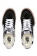 Vans, SK8-Hi Stacked cipő nyersbőr részletekkel, Fekete, Krémszín, 5.5