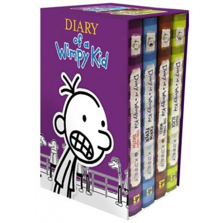 Diary of a Wimpy Kid Box of Books 5-8, Jeff Kinney (Author)