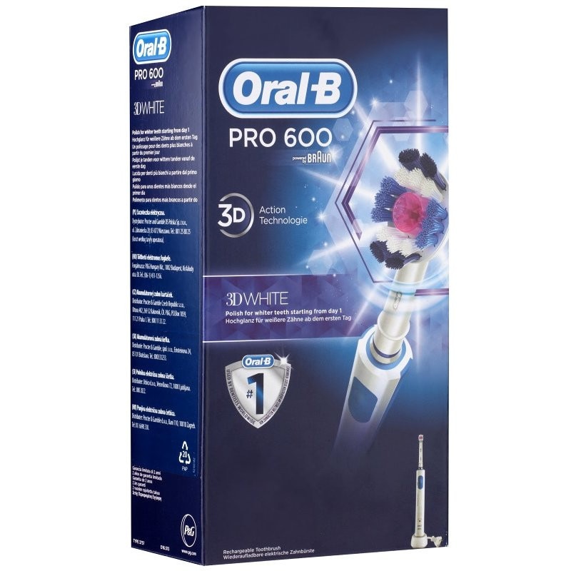 oral b pro 600 3d action