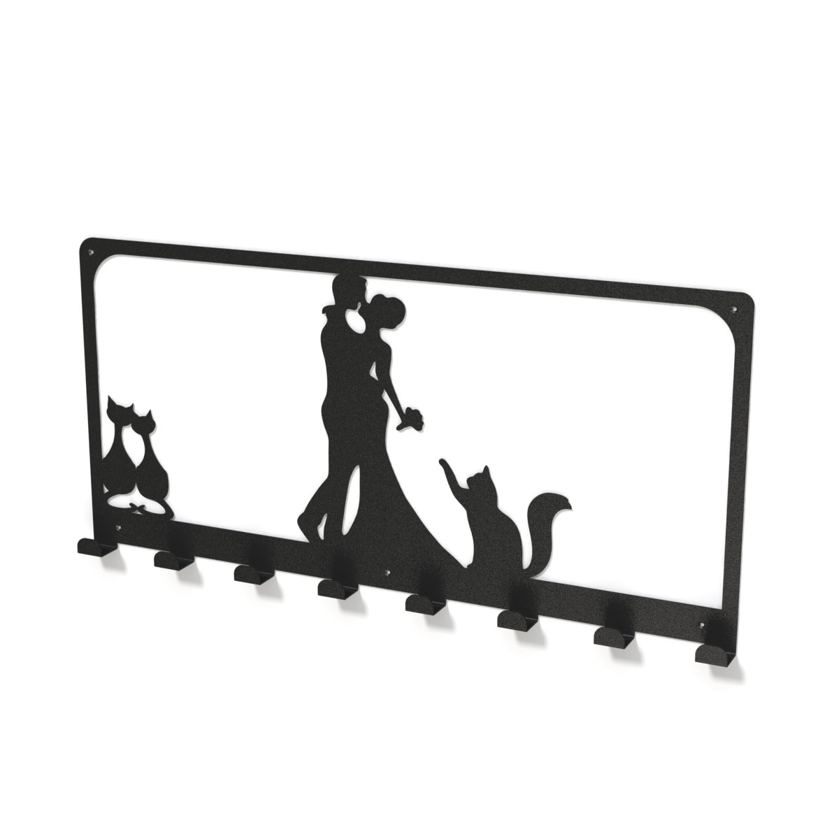 Cuier metalic CASATORIE- model 3197 Negru